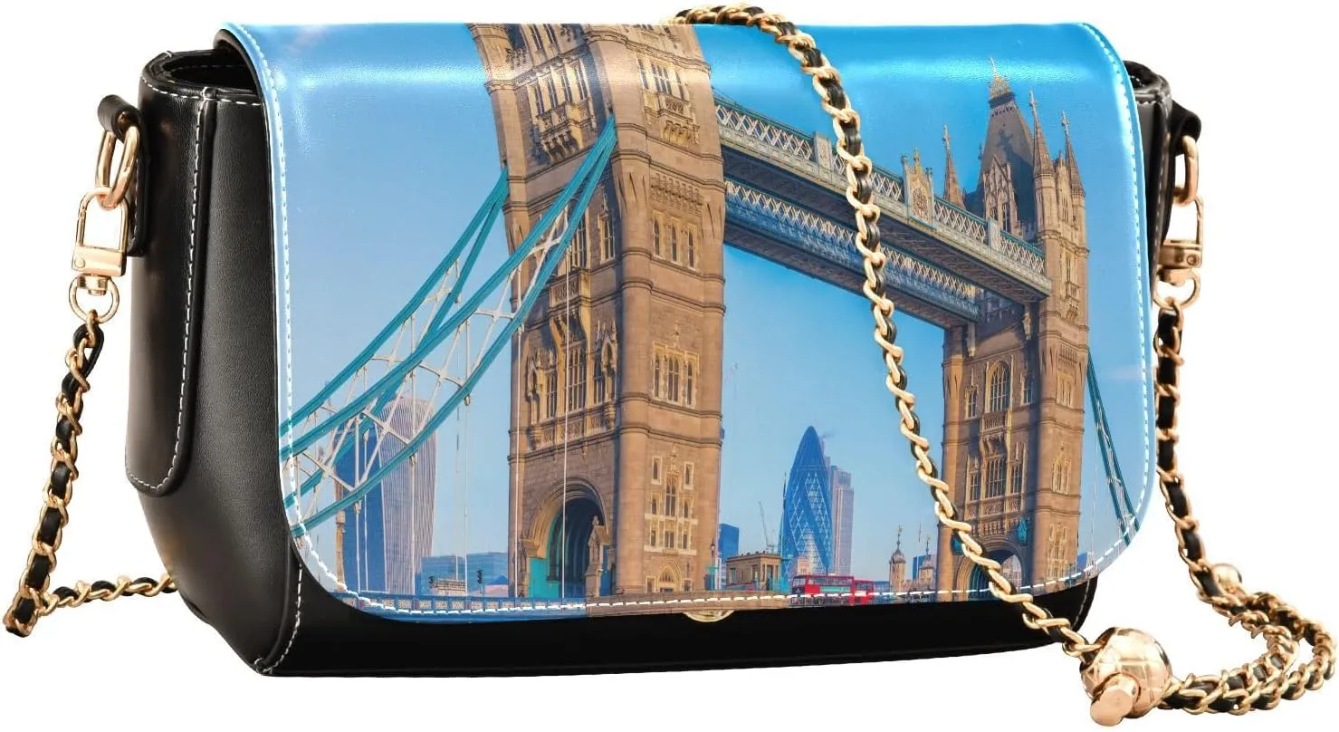 Crossbody Bags for Women Trendy Women's Black Shoulder Bag Small PU Leather Flap Cross Body Bag Handbags