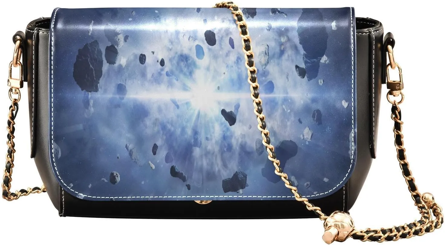 Crossbody Bags for Women Trendy Women's Black Shoulder Bag Small PU Leather Flap Cross Body Bag Handbags