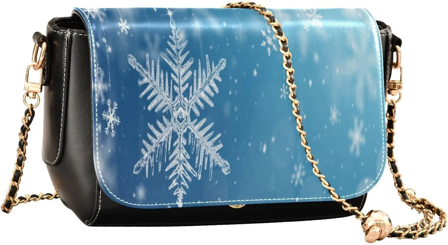 Crossbody Bags for Women Trendy Women's Black Shoulder Bag Small PU Leather Flap Cross Body Bag Handbags