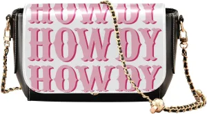 Crossbody Bags for Women Trendy Women's Black Shoulder Bag Small PU Leather Flap Cross Body Bag Handbags