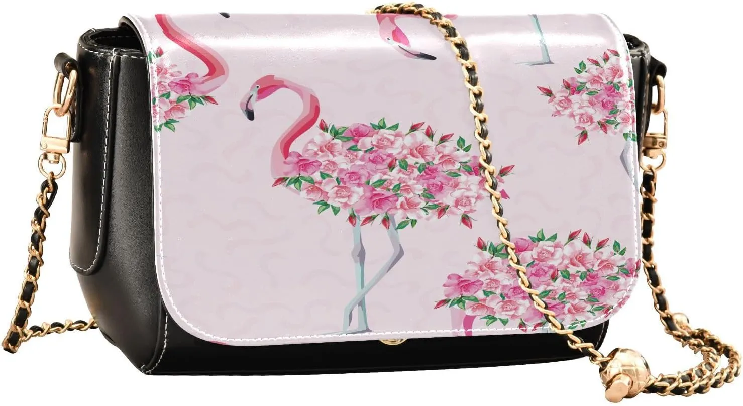 Crossbody Bags for Women Trendy Women's Black Shoulder Bag Small PU Leather Flap Cross Body Bag Handbags