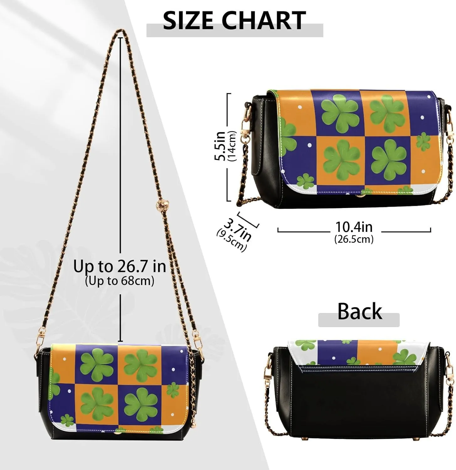 Crossbody Bags for Women Trendy Women's Black Shoulder Bag Small PU Leather Flap Cross Body Bag Handbags