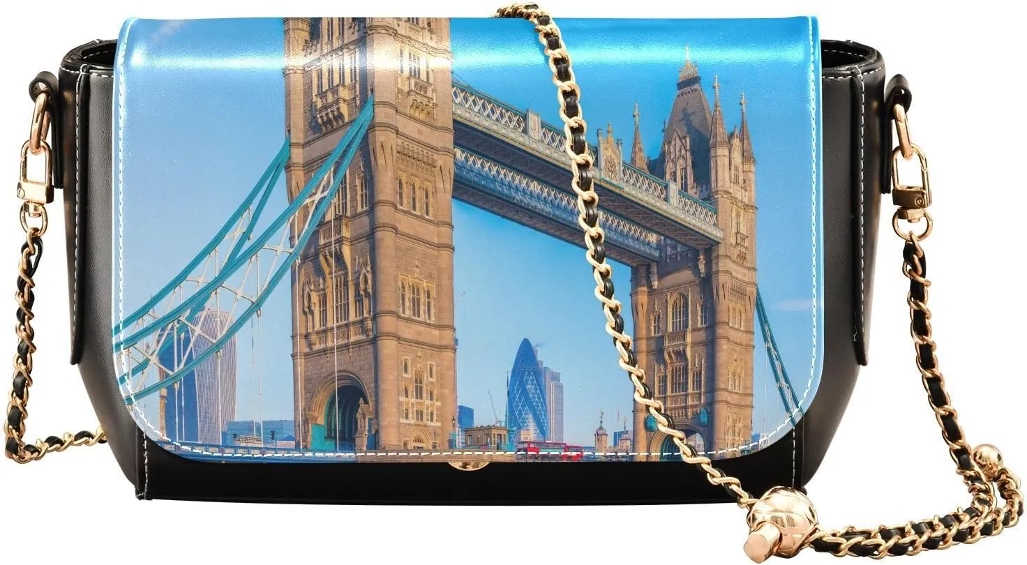 Crossbody Bags for Women Trendy Women's Black Shoulder Bag Small PU Leather Flap Cross Body Bag Handbags