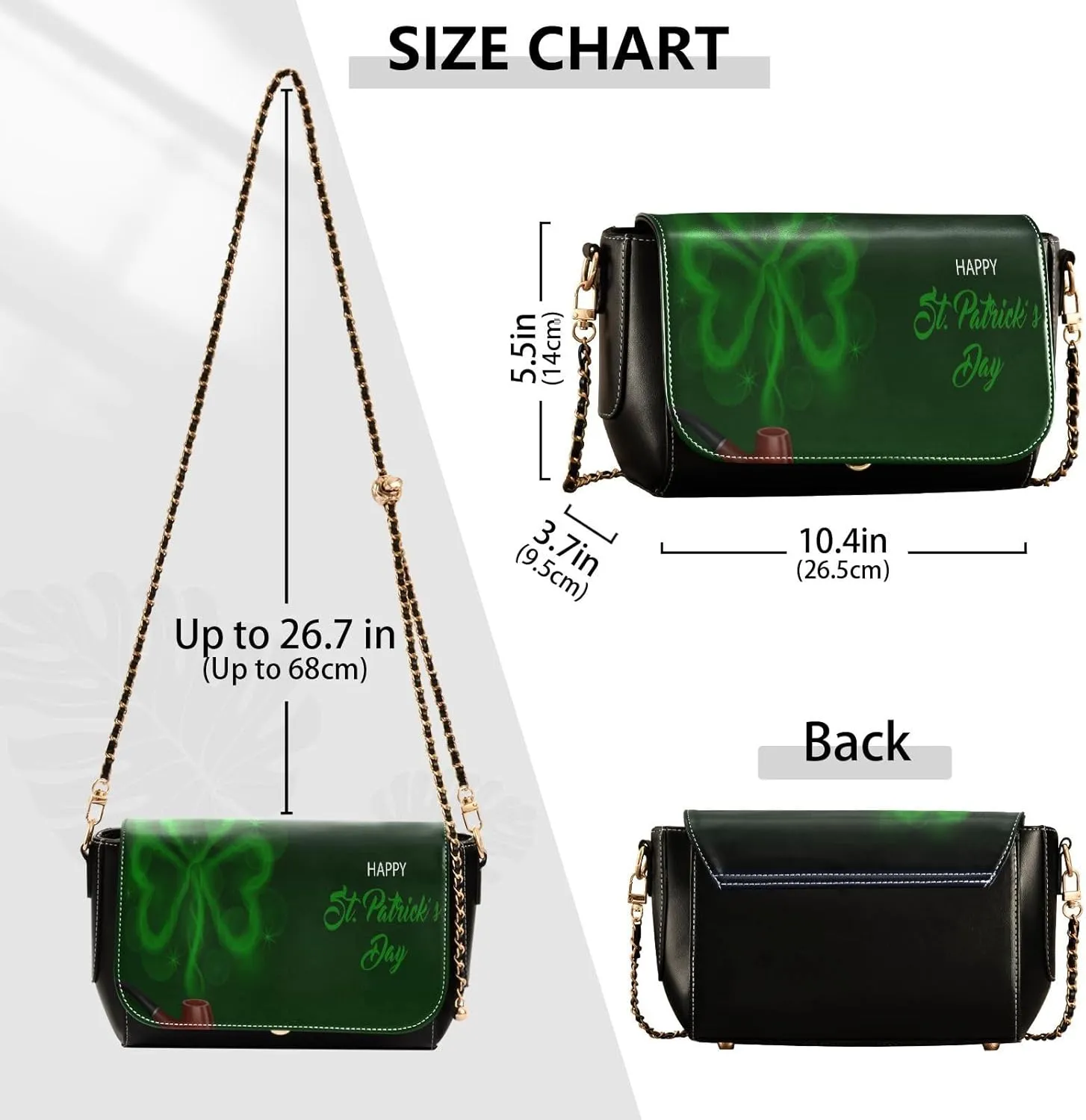 Crossbody Bags for Women Trendy Women's Black Shoulder Bag Small PU Leather Flap Cross Body Bag Handbags