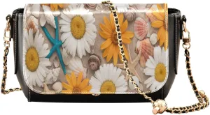 Crossbody Bags for Women Trendy Women's Black Shoulder Bag Small PU Leather Flap Cross Body Bag Handbags