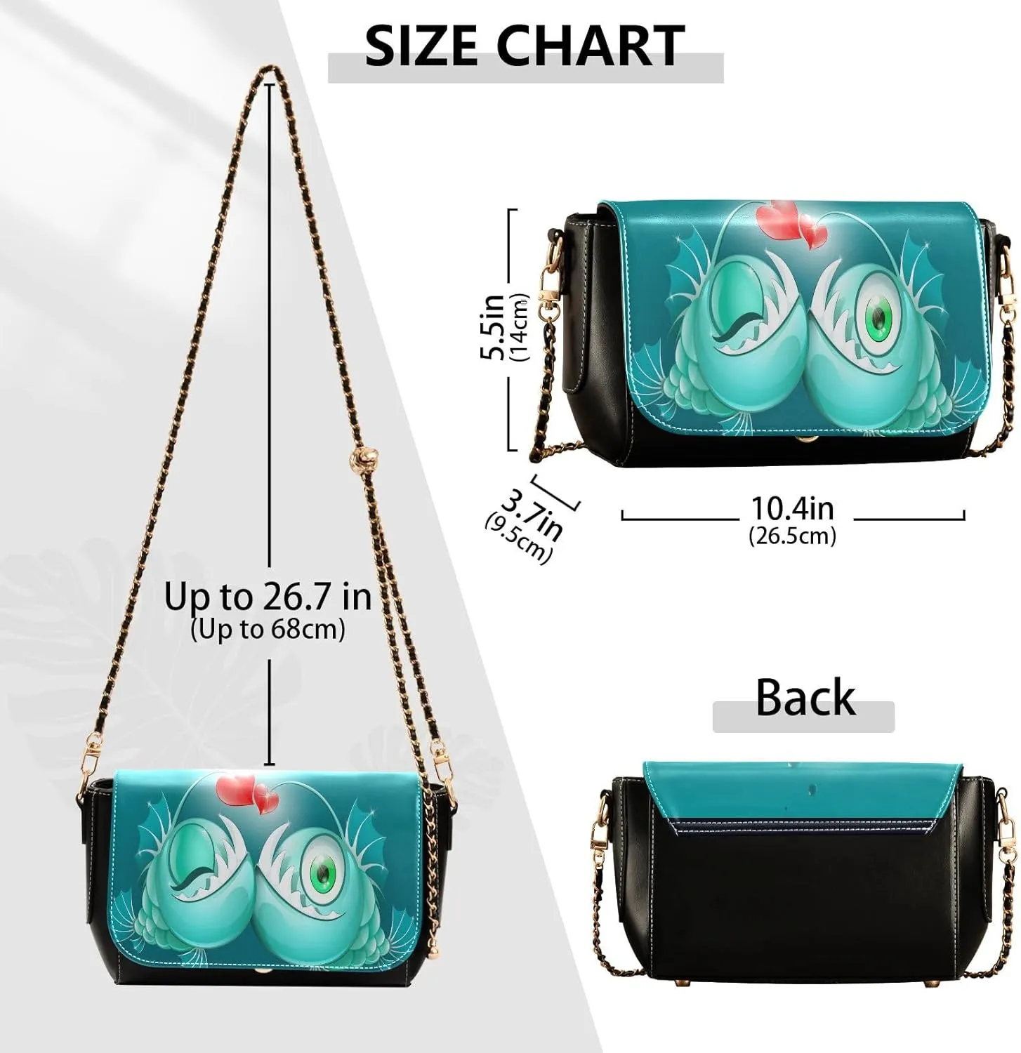 Crossbody Bags for Women Trendy Women's Black Shoulder Bag Small PU Leather Flap Cross Body Bag Handbags