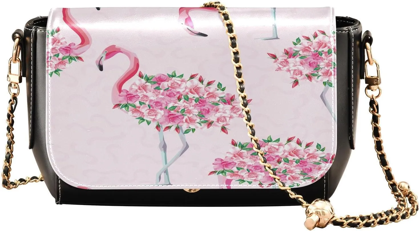 Crossbody Bags for Women Trendy Women's Black Shoulder Bag Small PU Leather Flap Cross Body Bag Handbags