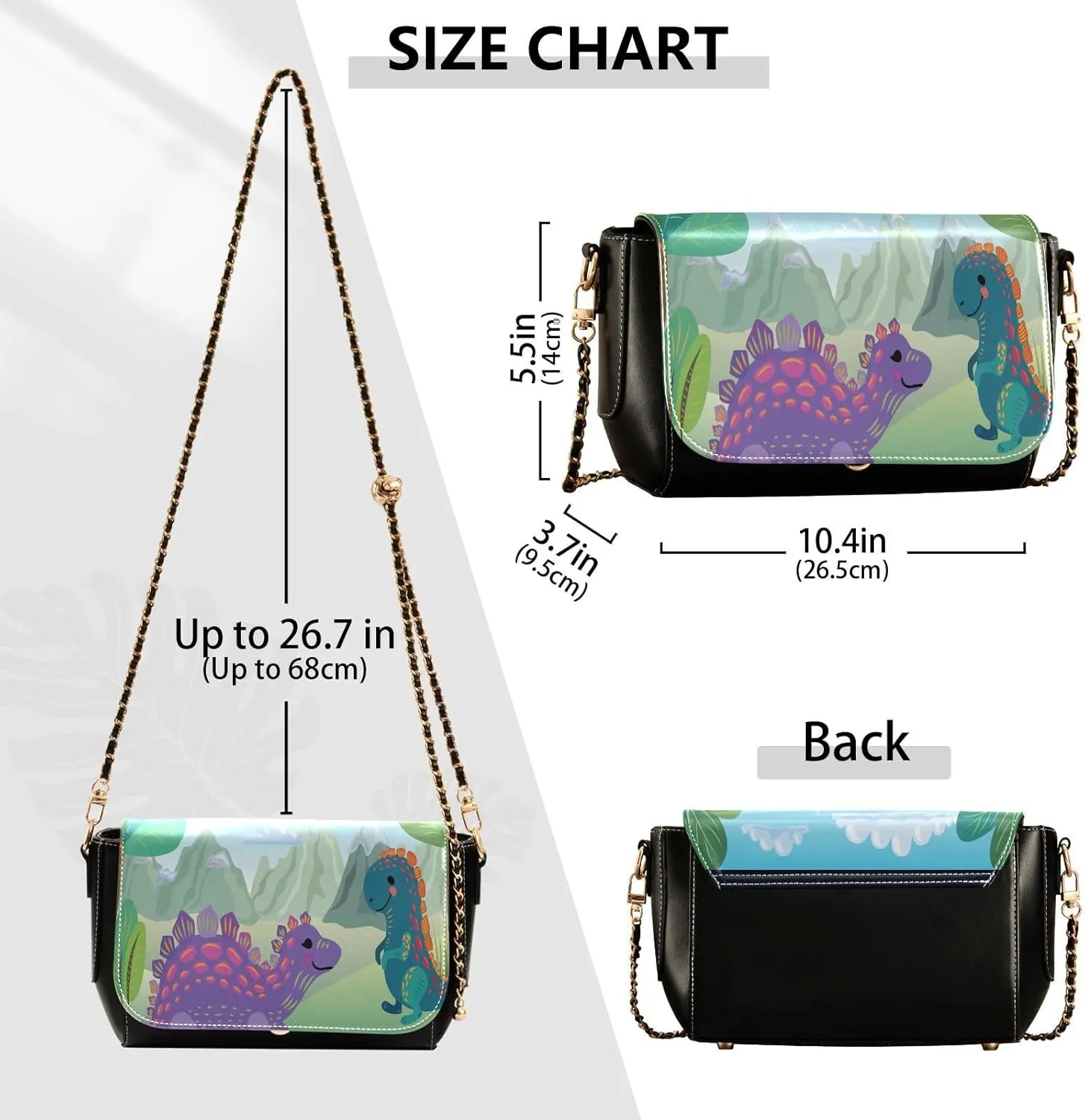 Crossbody Bags for Women Trendy Women's Black Shoulder Bag Small PU Leather Flap Cross Body Bag Handbags