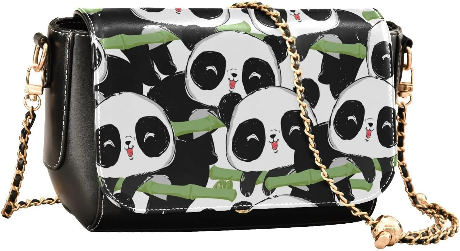 Crossbody Bags for Women Trendy Women's Black Shoulder Bag Small PU Leather Flap Cross Body Bag Handbags
