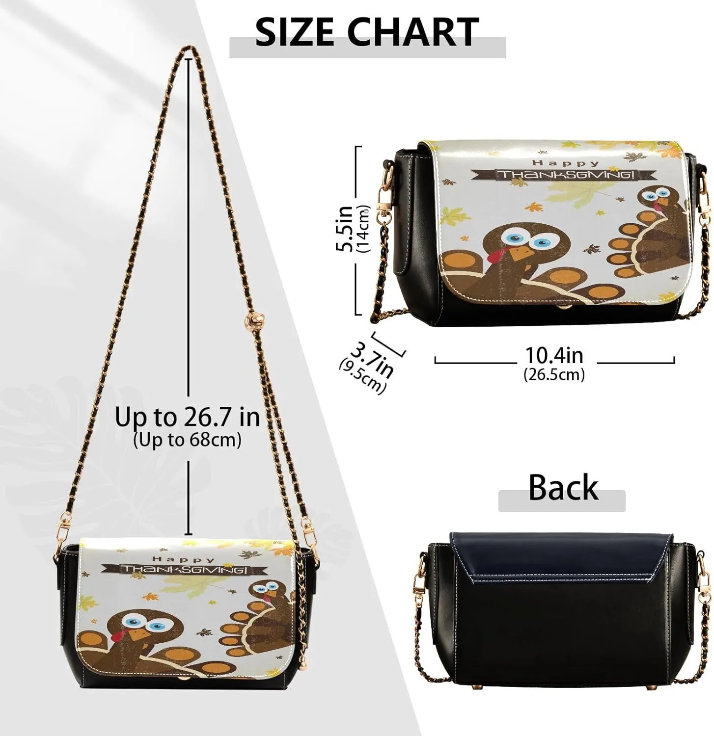 Crossbody Bags for Women Trendy Women's Black Shoulder Bag Small PU Leather Flap Cross Body Bag Handbags