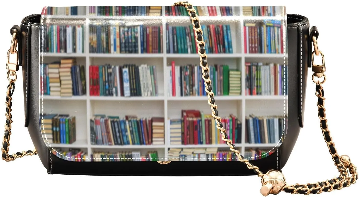 Crossbody Bags for Women Trendy Women's Black Shoulder Bag Small PU Leather Flap Cross Body Bag Handbags
