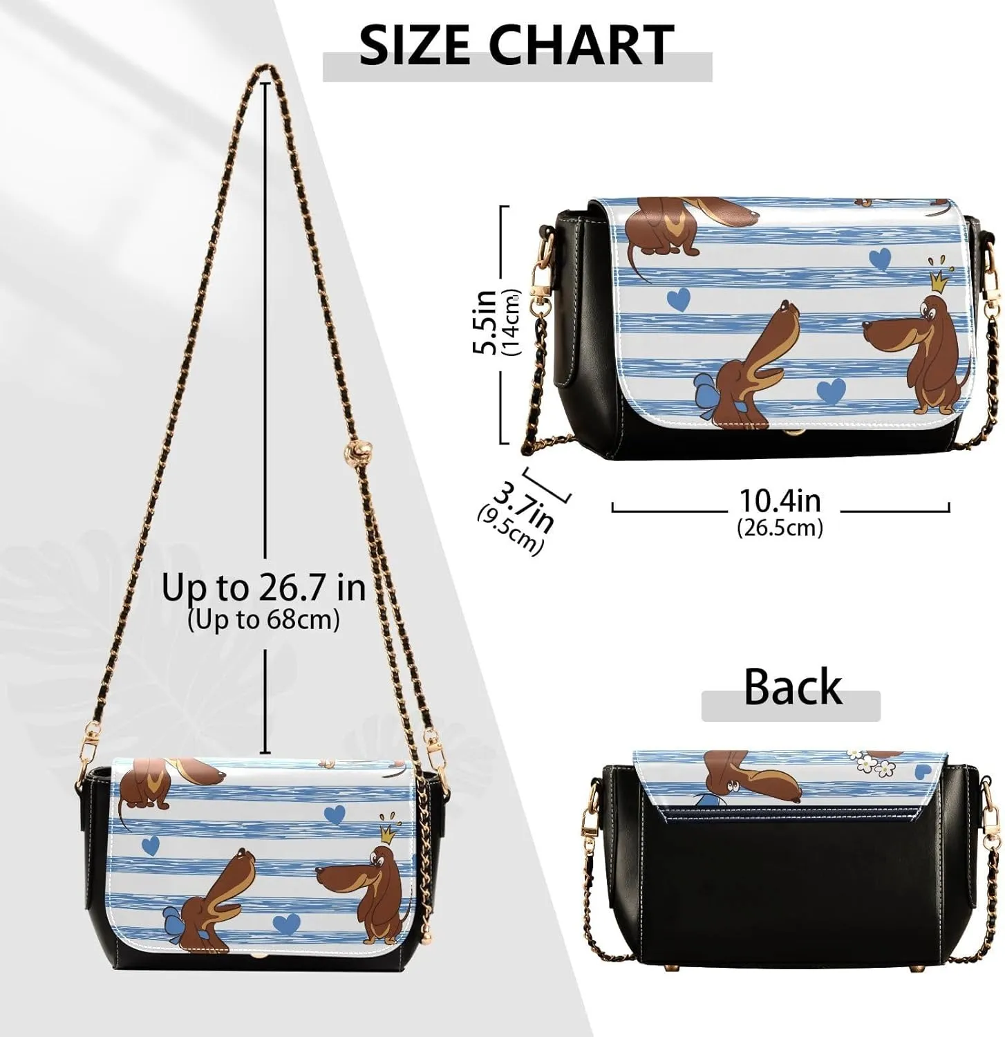 Crossbody Bags for Women Trendy Women's Black Shoulder Bag Small PU Leather Flap Cross Body Bag Handbags