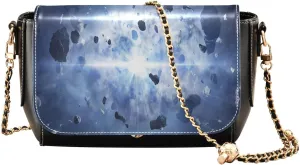 Crossbody Bags for Women Trendy Women's Black Shoulder Bag Small PU Leather Flap Cross Body Bag Handbags