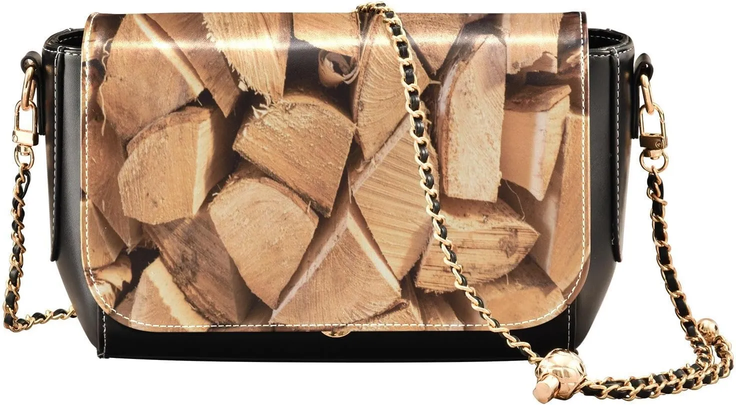 Crossbody Bags for Women Trendy Women's Black Shoulder Bag Small PU Leather Flap Cross Body Bag Handbags