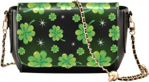 Crossbody Bags for Women Trendy Women's Black Shoulder Bag Small PU Leather Flap Cross Body Bag Handbags