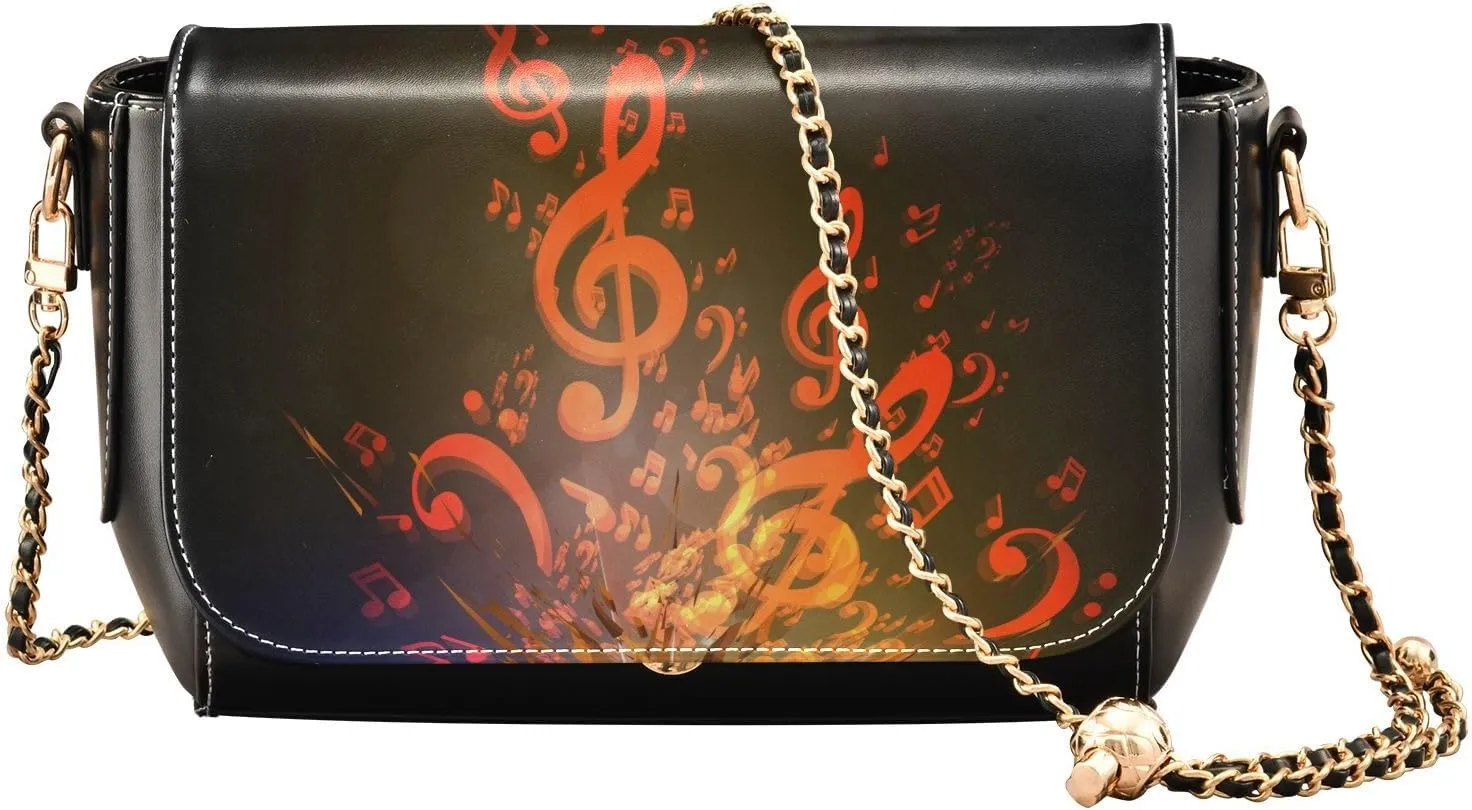 Crossbody Bags for Women Trendy Women's Black Shoulder Bag Small PU Leather Flap Cross Body Bag Handbags