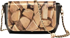 Crossbody Bags for Women Trendy Women's Black Shoulder Bag Small PU Leather Flap Cross Body Bag Handbags
