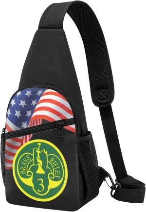 Crossbody Shoulder Chest Bag Army 3rd Armored Cavalry Regiment Fashion One-Shoulder