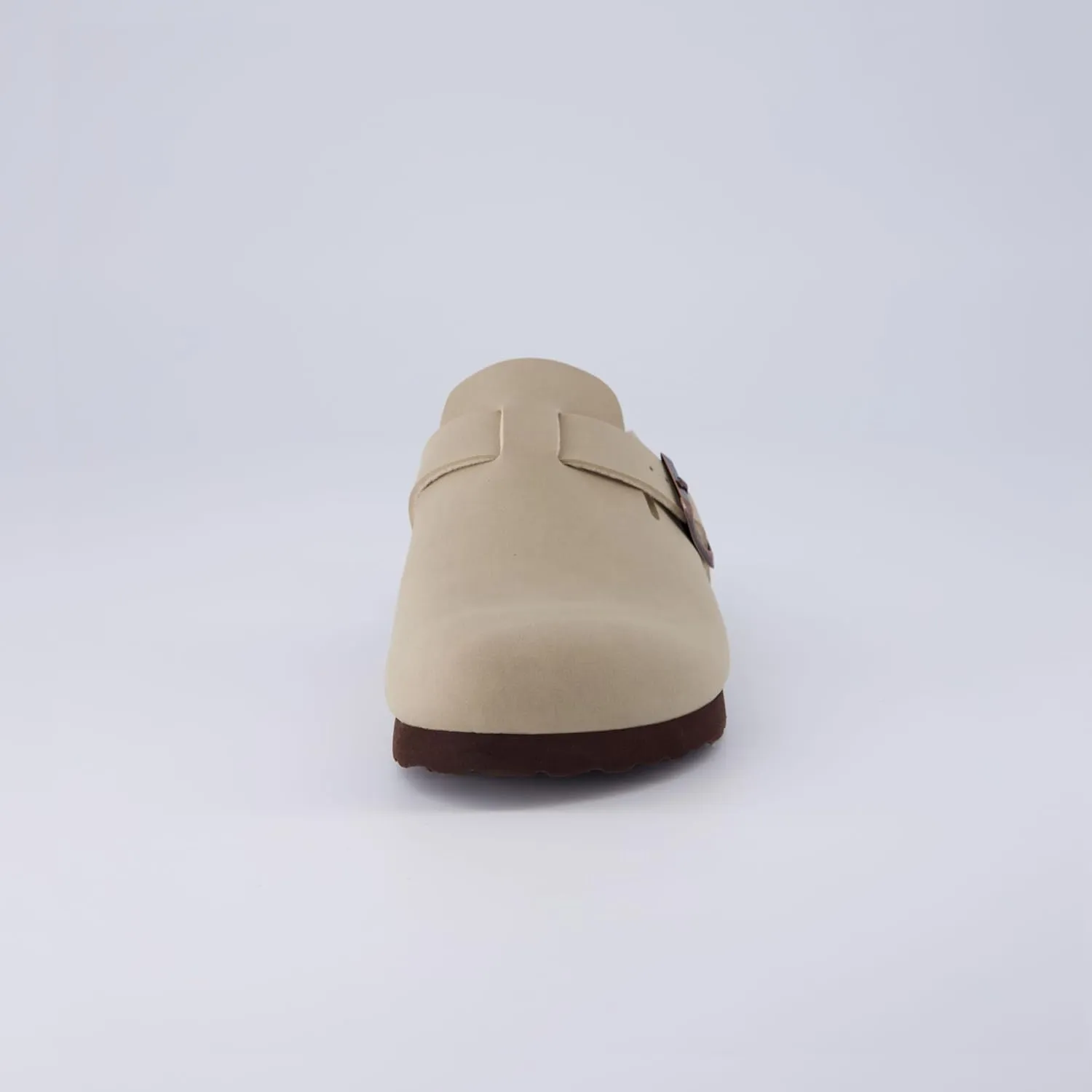 CUSHIONAIRE Kid's Hana Cork footbed clog with Genuine Leather upper, Faux Fur lining, and  Comfort