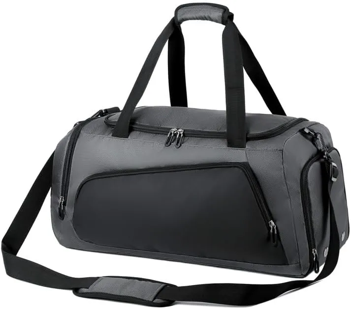Custom Sport Duffel Bag Add Embroidered Text & Logo Personalized Medium Active Sport Gym Travel Duffel Bag For Men Women