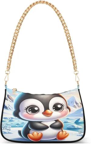Cute Cartoon Penguin Mini Bag, Women Crossbody Bags