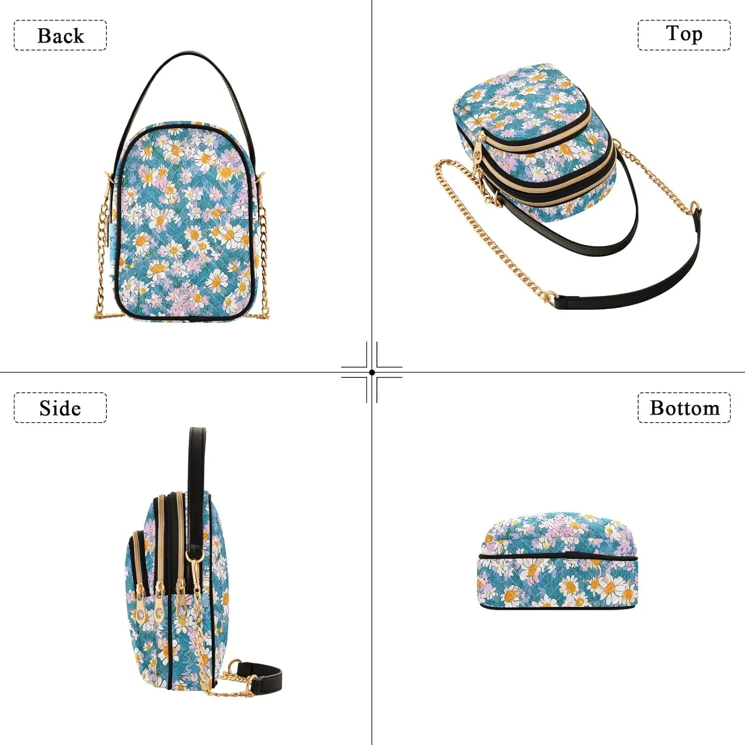 Cute Small Handbag Crossbody Bag for Women Quilted Bags Shoulder Purse Phone Wallet Chain Bag