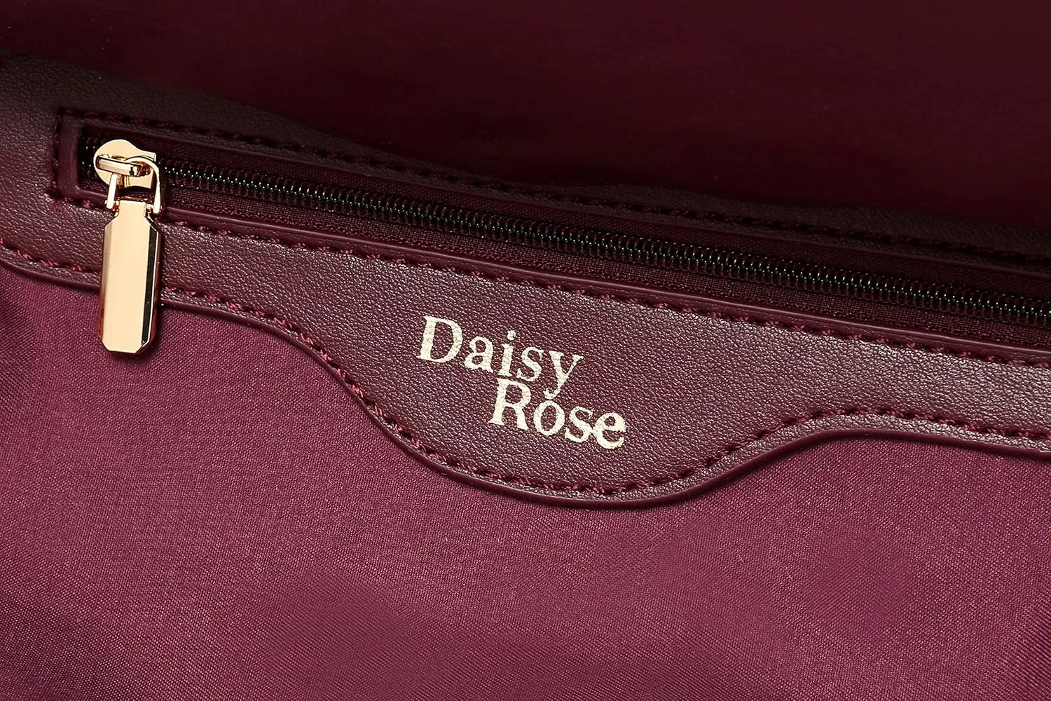 Daisy Rose Quilted Shoulder Cross Body Bag with Top Handle, PU Vegan Leather
