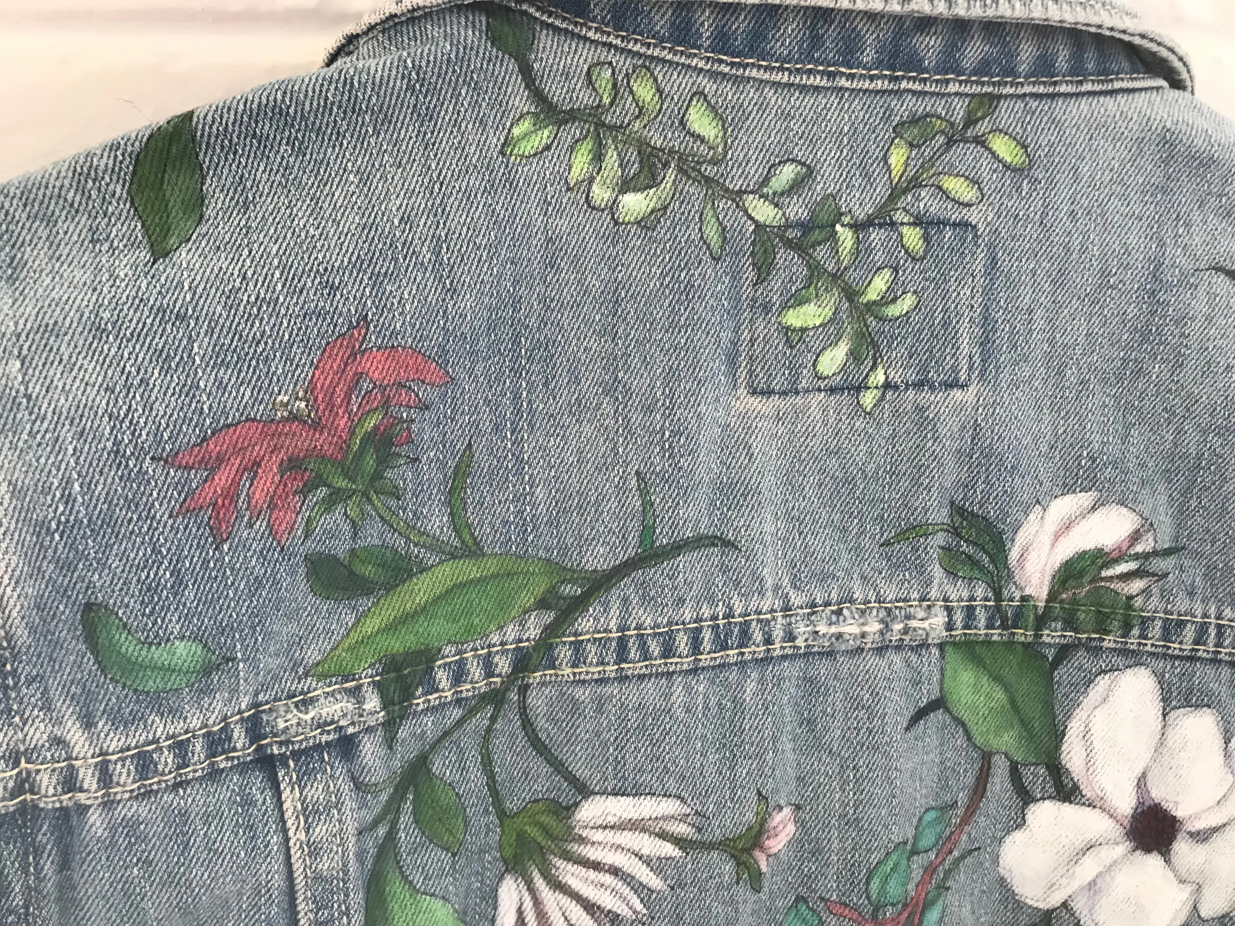 Denim - Spring Flowers