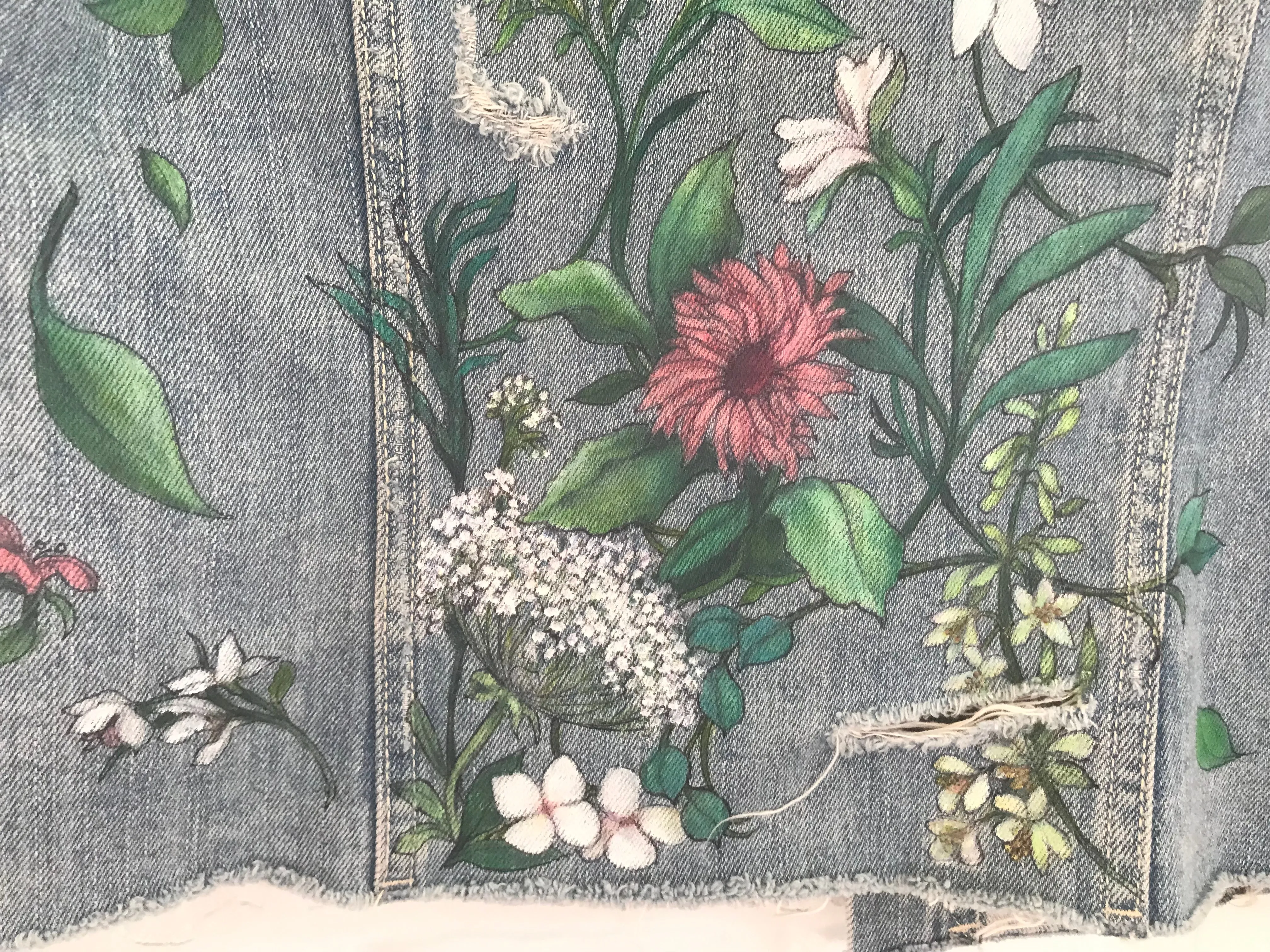 Denim - Spring Flowers