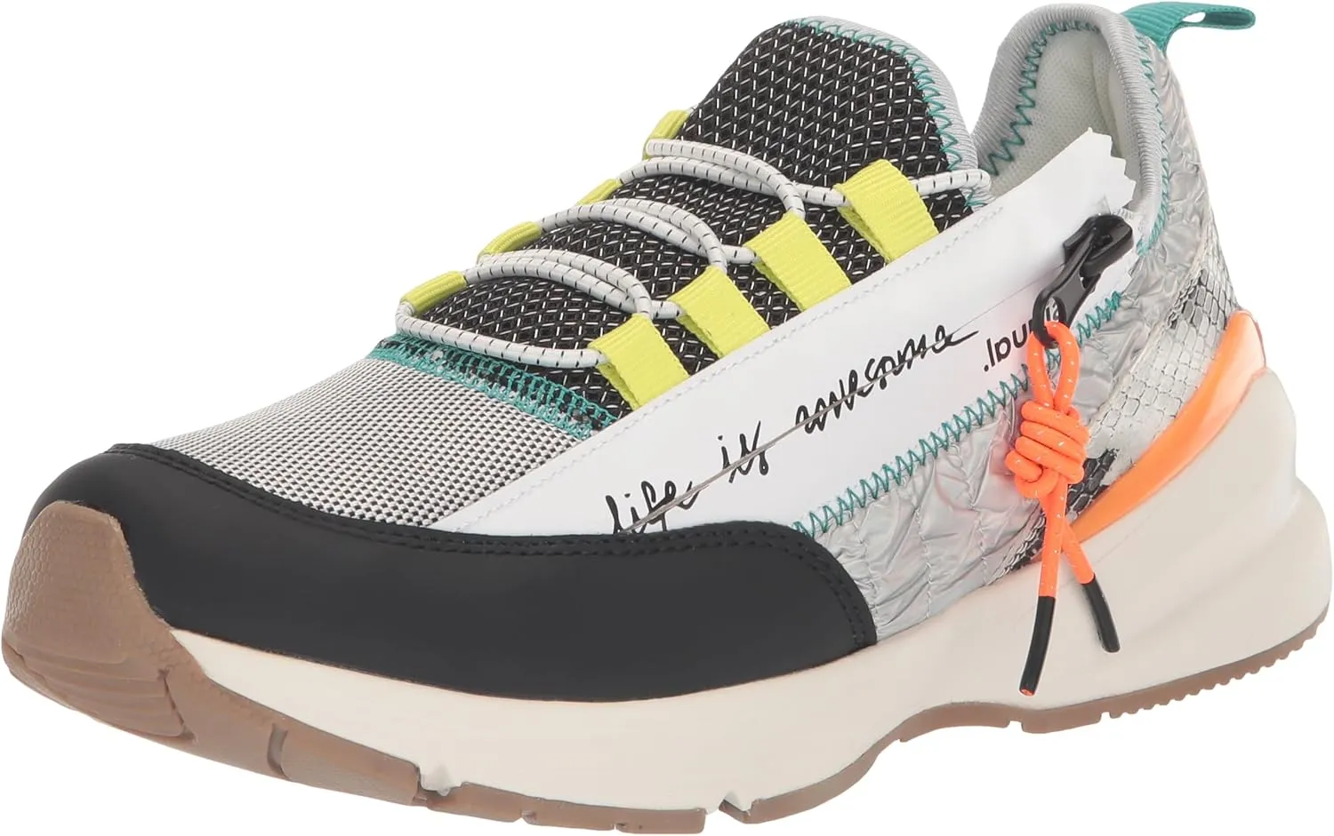 Desigual Women's 4 Woman Pu Sneakers Low Shoes_Street_Mickey CRAC 1000 White