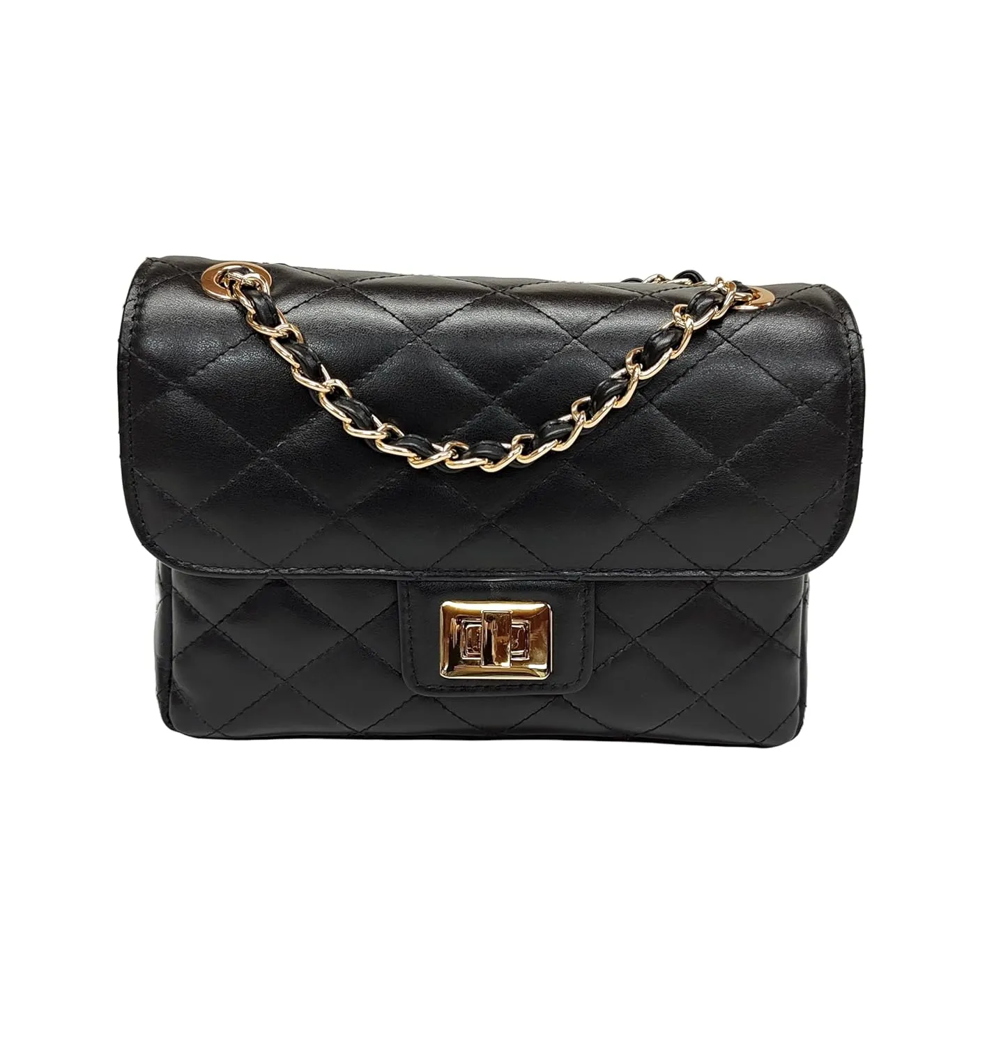 Diamonds V Style Genuine Leather Shoulder Bag, Classic Elegant Handbag, Medium Size Evening Bag, Handmade Crossbody Bag, Greek Handmade Product