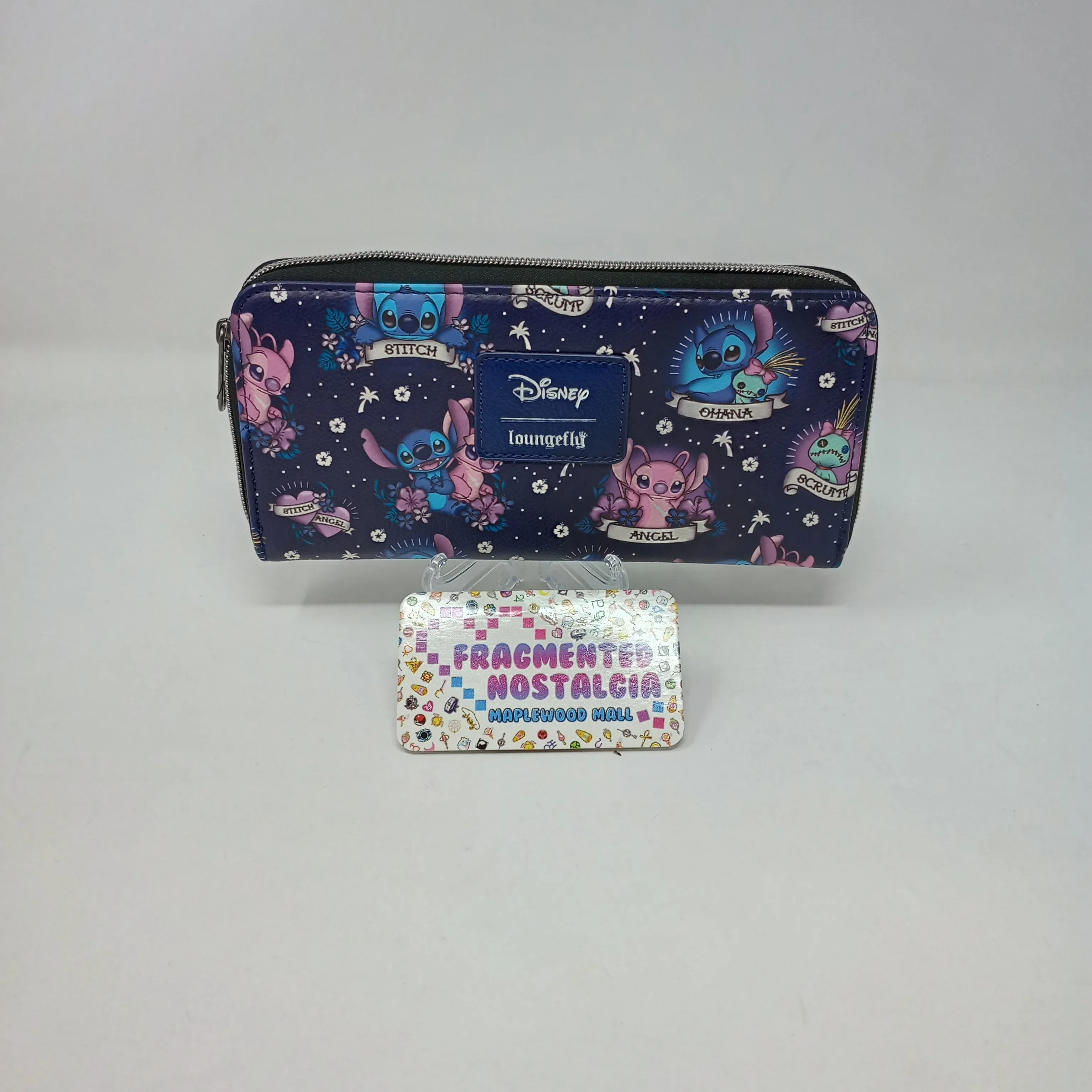 Disney Mini Backpack and Wallet Set Lilo & Stitch, Angel & Scrump Tattoo Loungefly