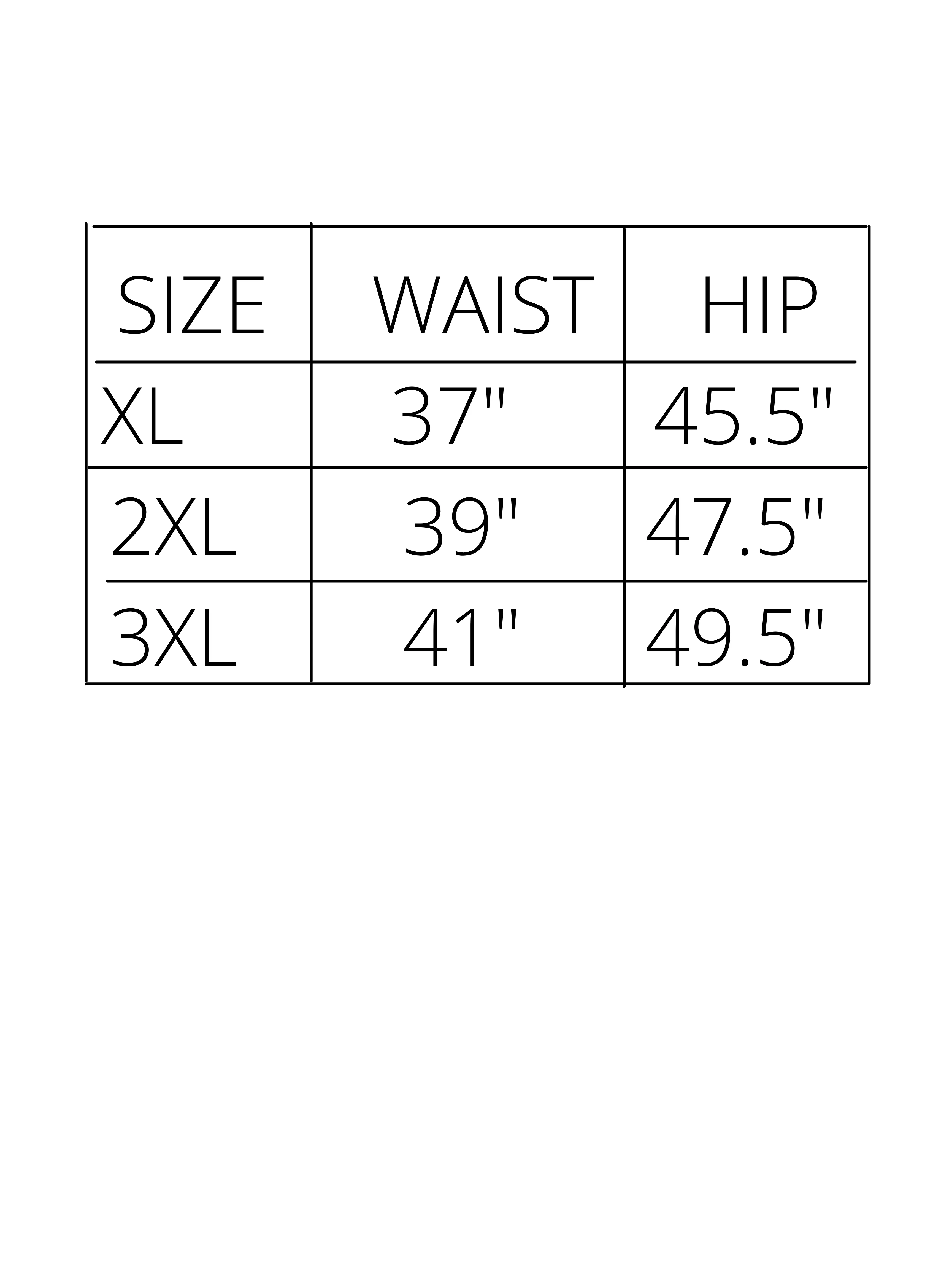 Distressed Denim Inclusive Sizing