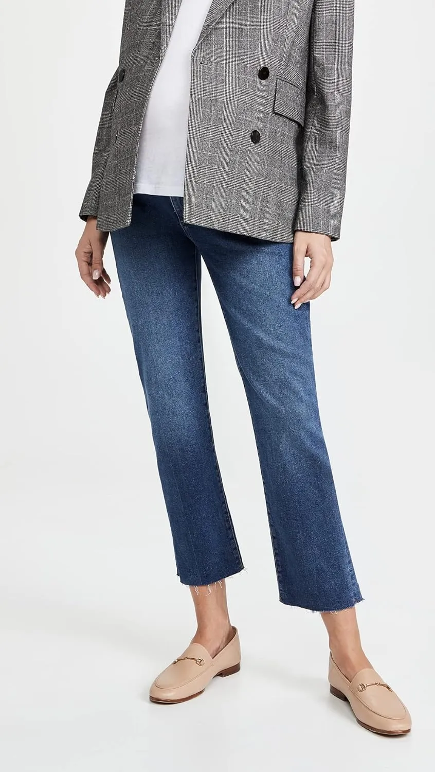 DL1961 Women's Patti Straight Maternity Ankle Jeans