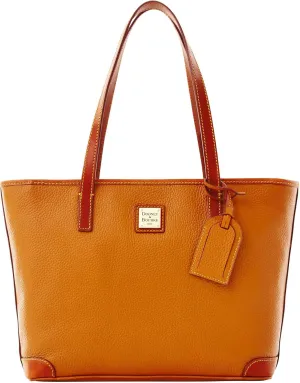 Dooney & Bourke Handbag, Pebble Grain Charleston Tote - Caramel