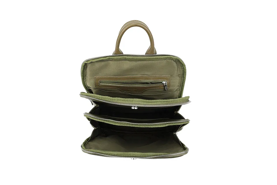 Double Pouch Backpack