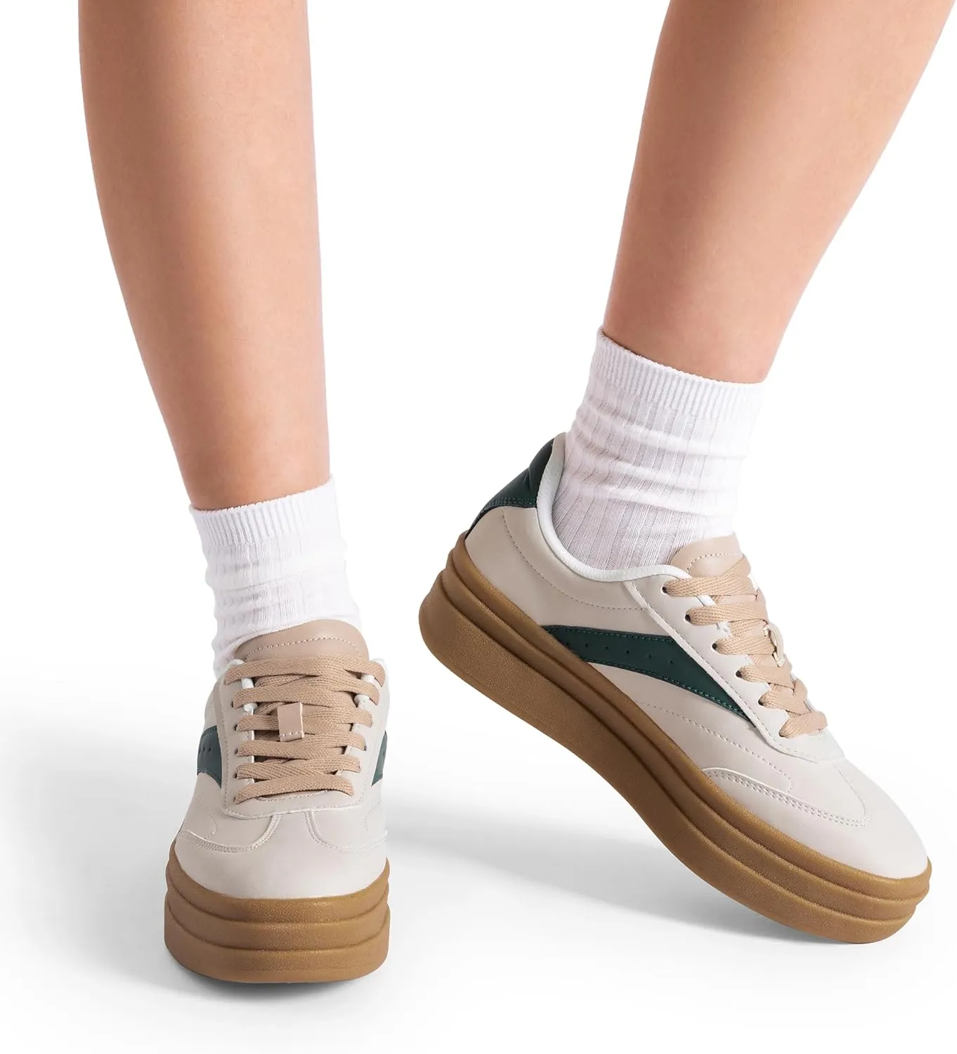 DREAM PAIRS Women's Platform Fashion Sneakers Chunky Casual Tennis Shoes Trendy Sneakers for Women