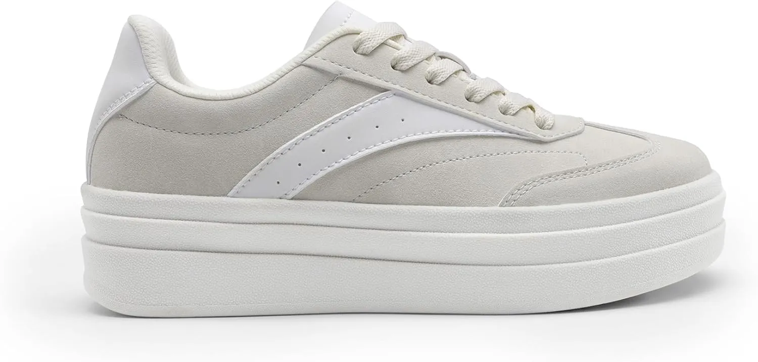 DREAM PAIRS Women's Platform Fashion Sneakers Chunky Casual Tennis Shoes Trendy Sneakers for Women