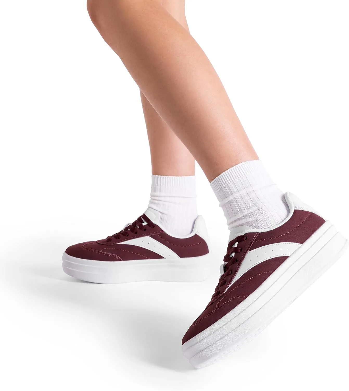 DREAM PAIRS Women's Platform Fashion Sneakers Chunky Casual Tennis Shoes Trendy Sneakers for Women