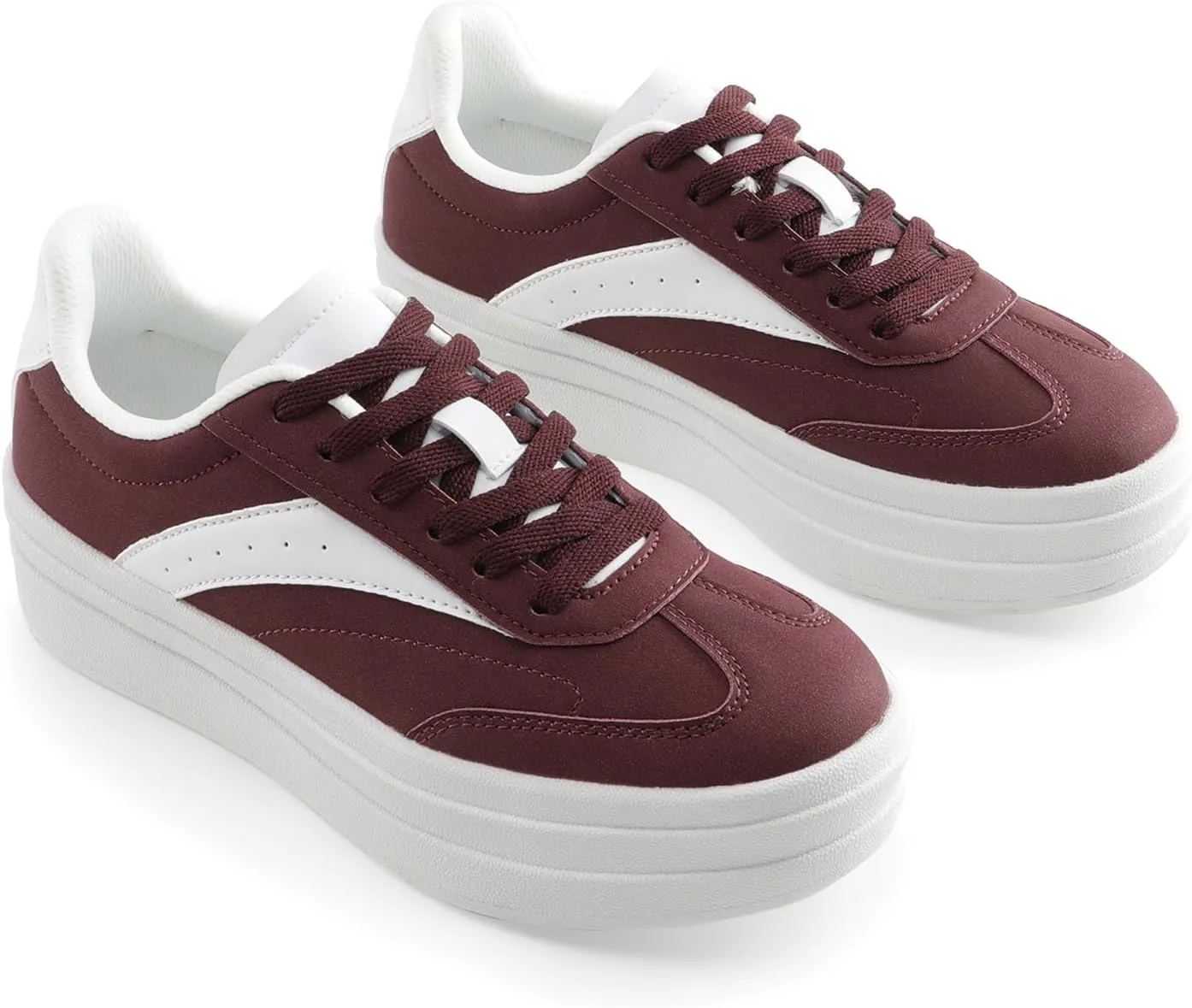 DREAM PAIRS Women's Platform Fashion Sneakers Chunky Casual Tennis Shoes Trendy Sneakers for Women
