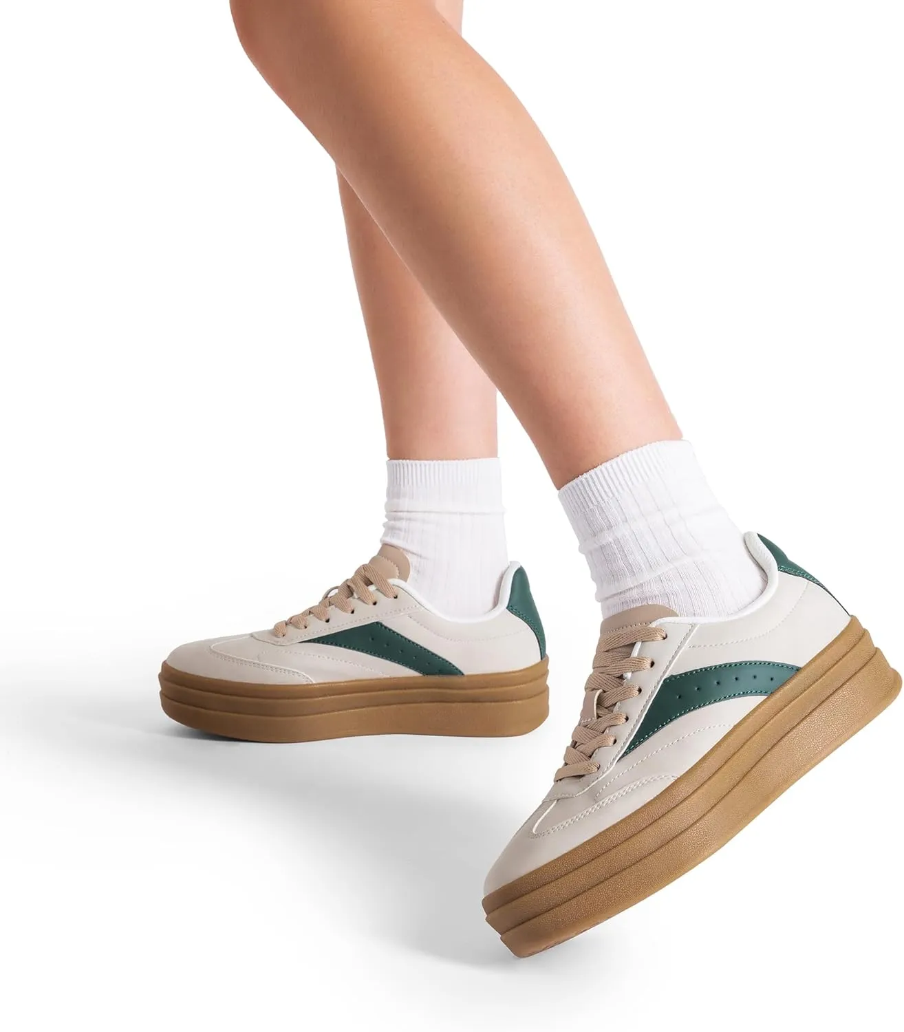 DREAM PAIRS Women's Platform Fashion Sneakers Chunky Casual Tennis Shoes Trendy Sneakers for Women