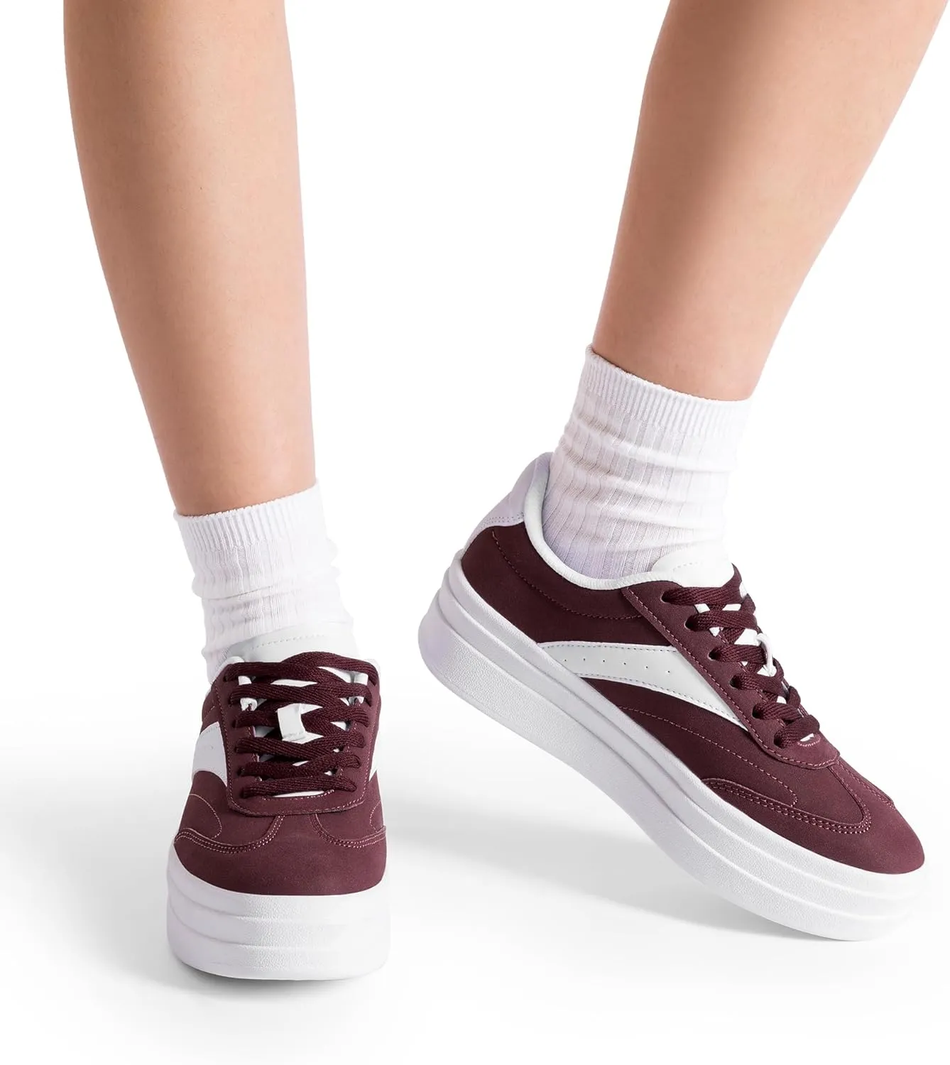 DREAM PAIRS Women's Platform Fashion Sneakers Chunky Casual Tennis Shoes Trendy Sneakers for Women