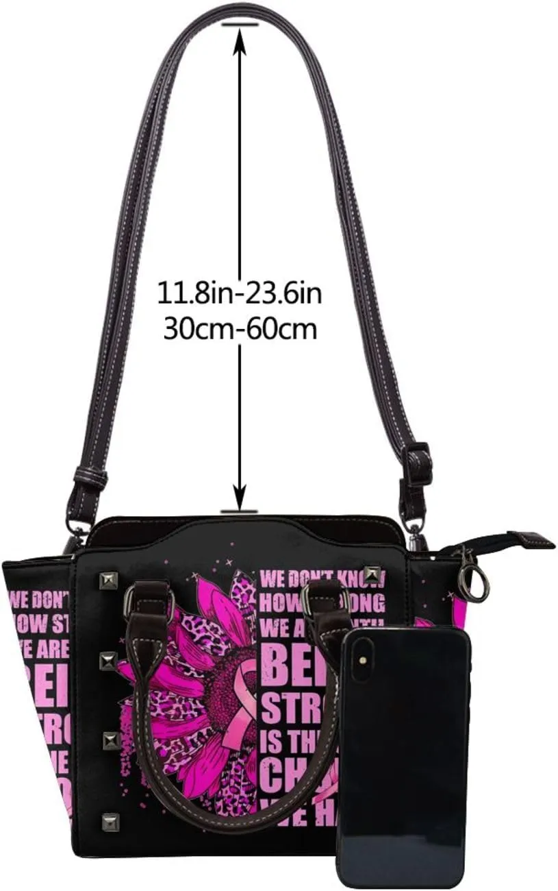 DWomen's Pu Leather Handbag Rivet Shoulder Bag Fashion Studded Top Handle Satchel Crossbody Tote Bag Punk Bag Purse