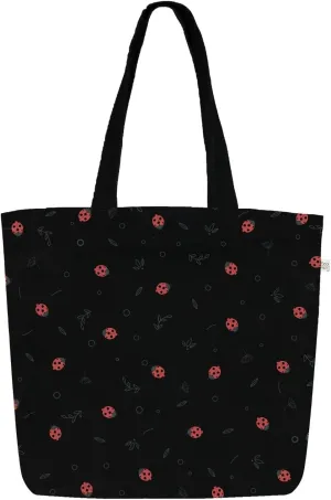 Ecoright Aesthetic Canvas Tote Bag for Women Large Zipper Tote Bags with Pocket, Womens Tote Bag for Yoga, Work, Beach