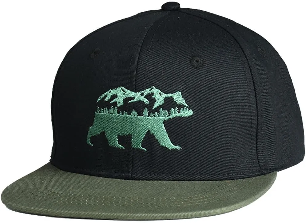 EDTREK Elite Youth Country Hat for Big Kids - Boys Snapback Hat with Flat Brim