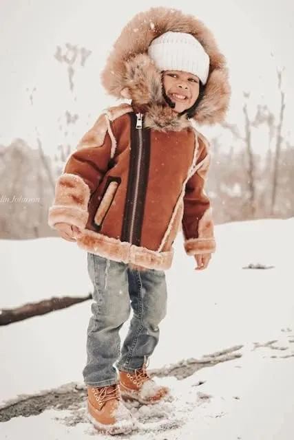 El Jefe Kids Moto Shearling Jackets/Coats