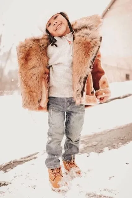 El Jefe Kids Moto Shearling Jackets/Coats