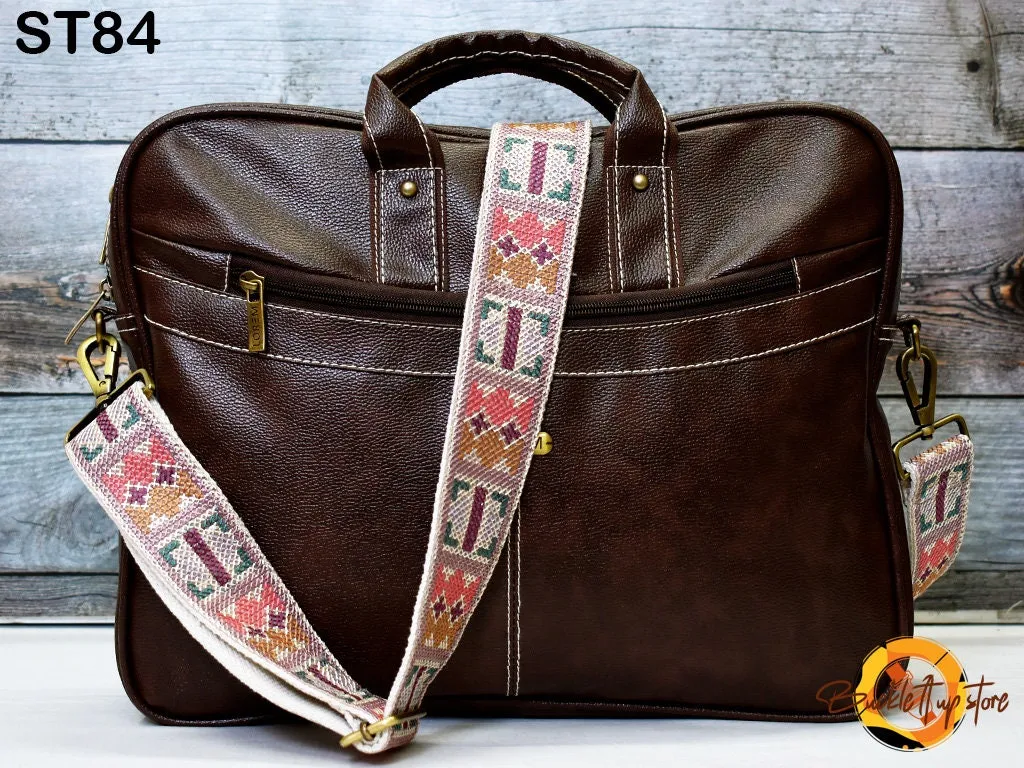 Embroidered Purse Strap Crossbody Strap for Purses Boho Messenger Bags Strap Replacement Strap Boho Guitar Strap Handbag Strap gift for her