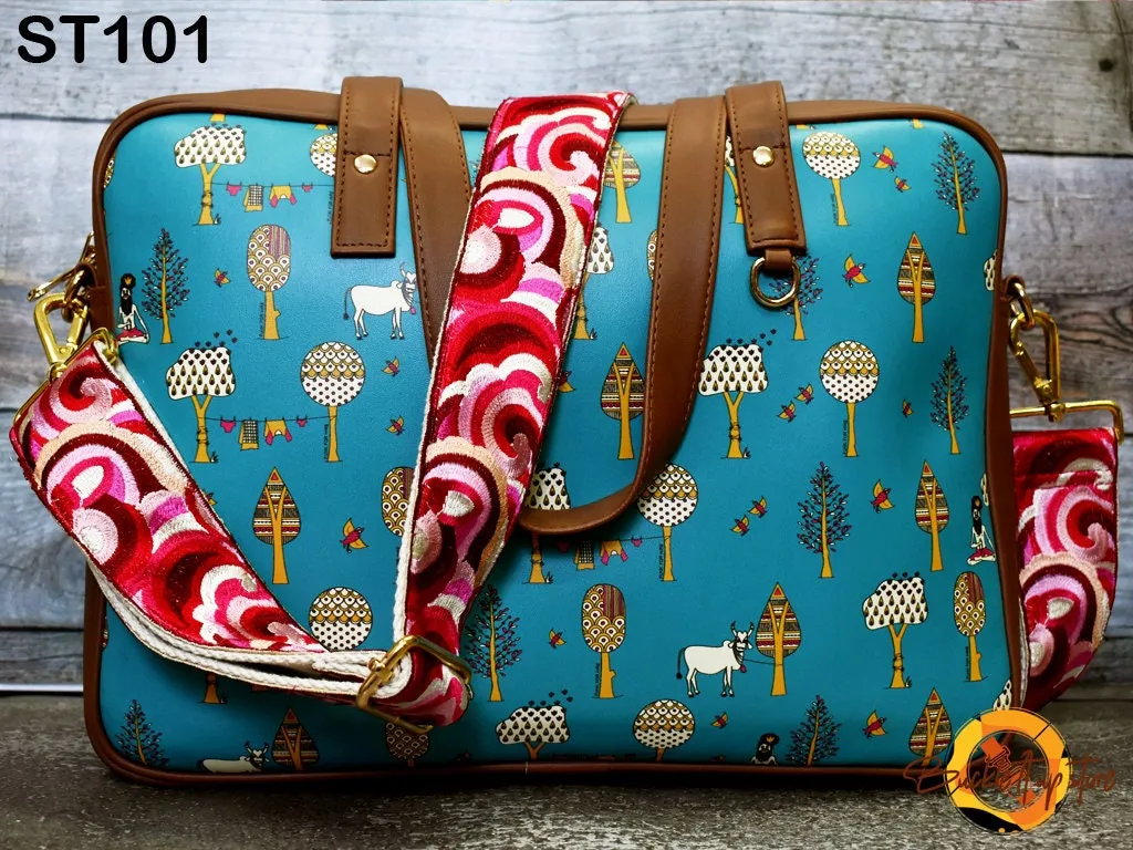 Embroidered Purse Strap Crossbody Strap for Purses Sling Bags Tote Embroidery Replacement Strap Boho Guitar Strap Handbag Strap gift for her
