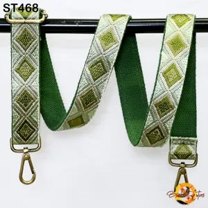 Embroidery Messenger Crossbody Strap Custom Sling Bag Strap Purse Strap Handbag Gift Embroidered Canvas Replacement Strap Boho Guitar Strap